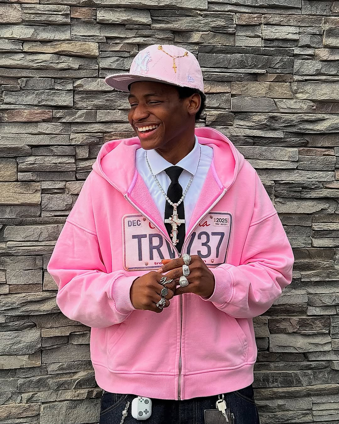 License Plate Zip Up
